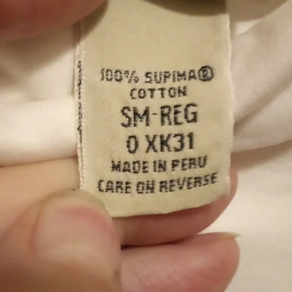 LL Bean White Long Sleeve Shirt - Size Small - Picture 5 of 7